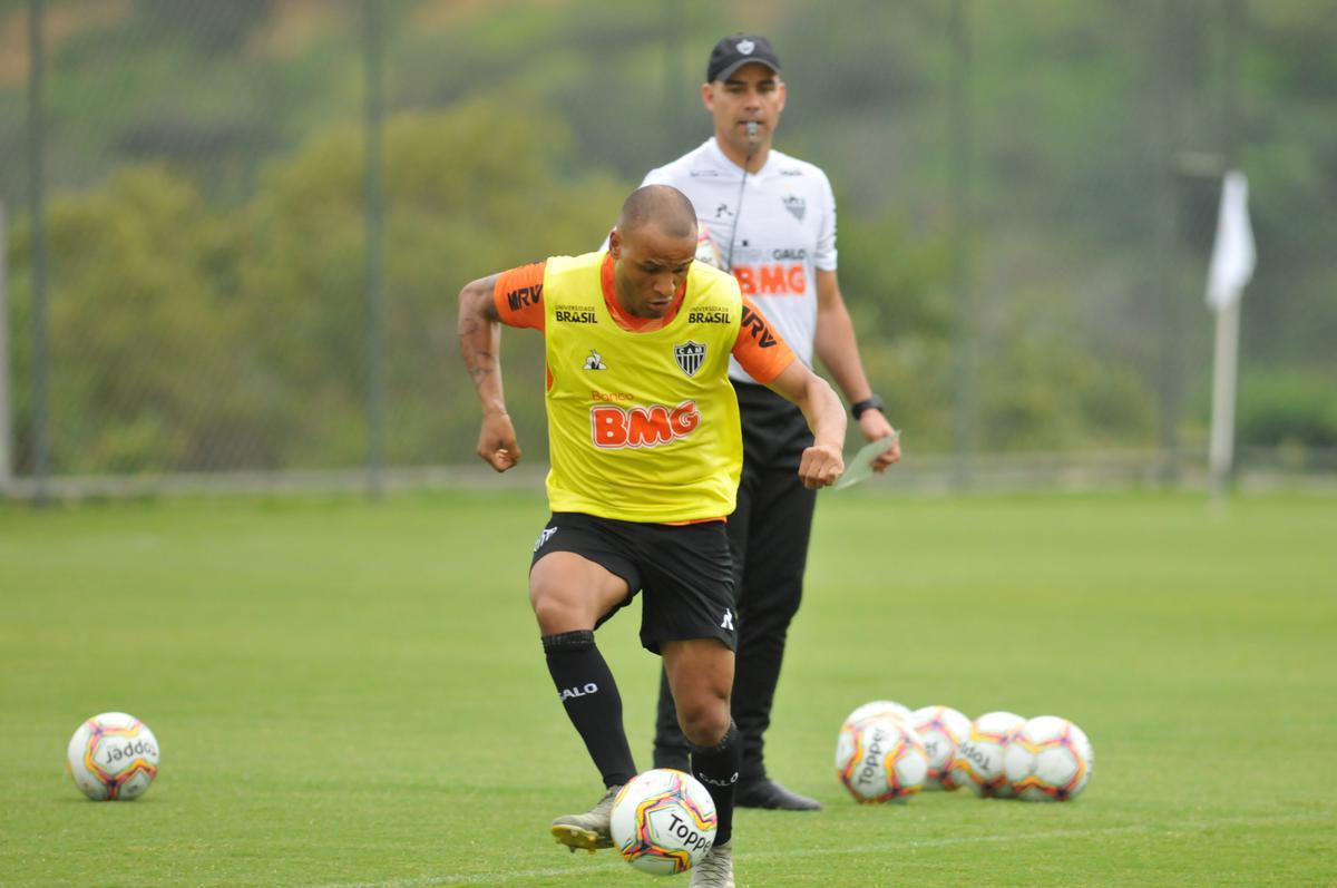 Atltico treinou na tarde desta quinta-feira, na Cidade do Galo