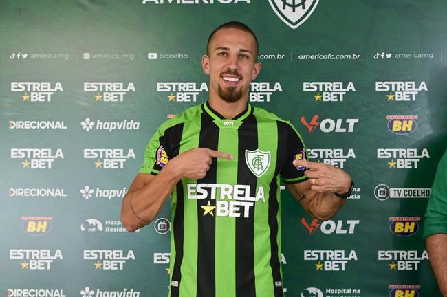 Nicolas foi apresentado pelo América nesta quarta-feira (4/1)