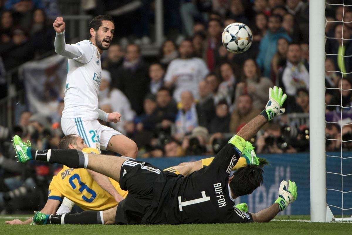 Imagens da partida entre Real Madrid e Juventus, no Santiago Bernabu, em Madri