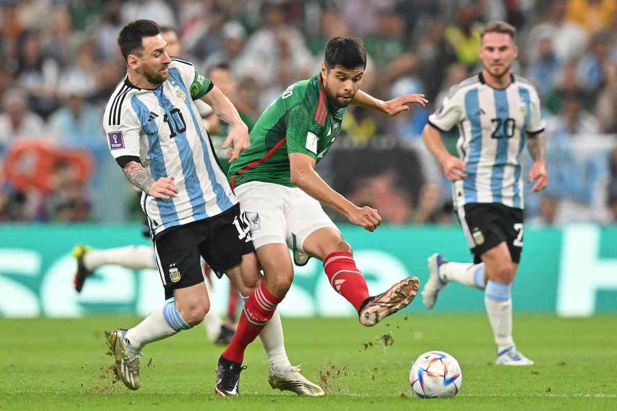 Fotos de Argentina x Mxico, neste sbado (26/11), no Estdio Lusail, em jogo vlido pelo Grupo C da Copa do Mundo no Catar