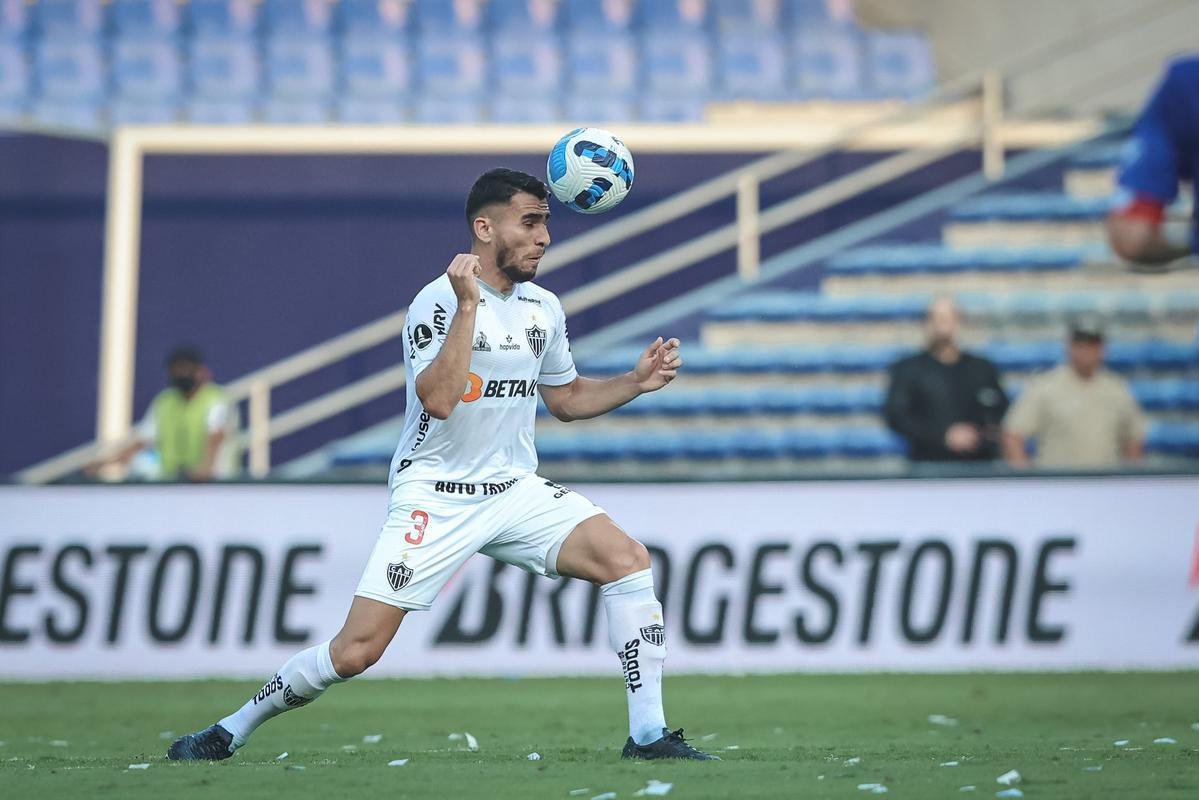 Fotos do jogo de ida das oitavas de final da Copa Libertadores, entre Emelec e Atltico, no estdio George Capwell, em Guayaquil, no Equador