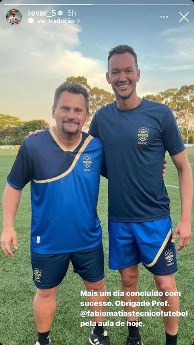 Rver durante curso da CBF Academy.