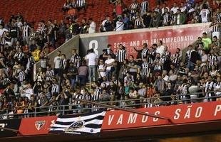 Atl�tico saiu atr�s, conseguiu virada com R�ger Guedes e Ricardo Oliveira, mas cedeu empate no Morumbi