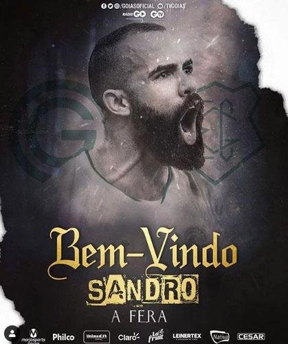 O Gois anunciou a contratao do volante Sandro, que estava sem clube