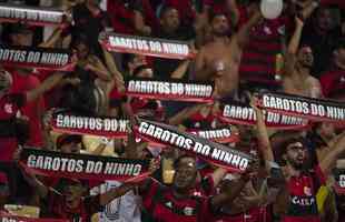 Vtimas do incndio no Ninho do Urubu foram homenageadas antes de Flamengo x Fluminense