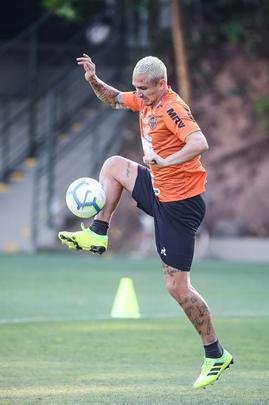Fotos do último treino do Atlético antes do jogo com o Grêmio