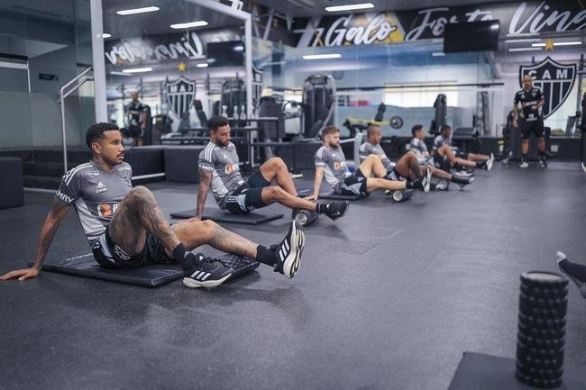 Treino do Atltico na Cidade do Galo, nesta quinta-feira (29/9).
