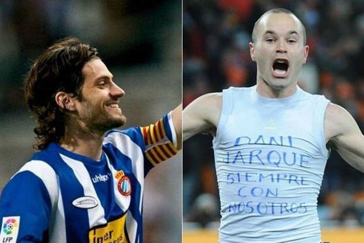 Dani Jarque: o zagueiro espanhol, do Espanyol, faleceu aos 24 anos, em 2009, aps ataque cardaco. Autor do gol do ttulo da Espanha na Copa de 2010, Andrs Iniesta homenageou o amigo, com quem atuou nas categorias de base da Fria. 