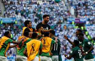 Imagens da partida entre Argentina e Arbia Saudita, pela primeira rodada do Grupo C da Copa do Mundo