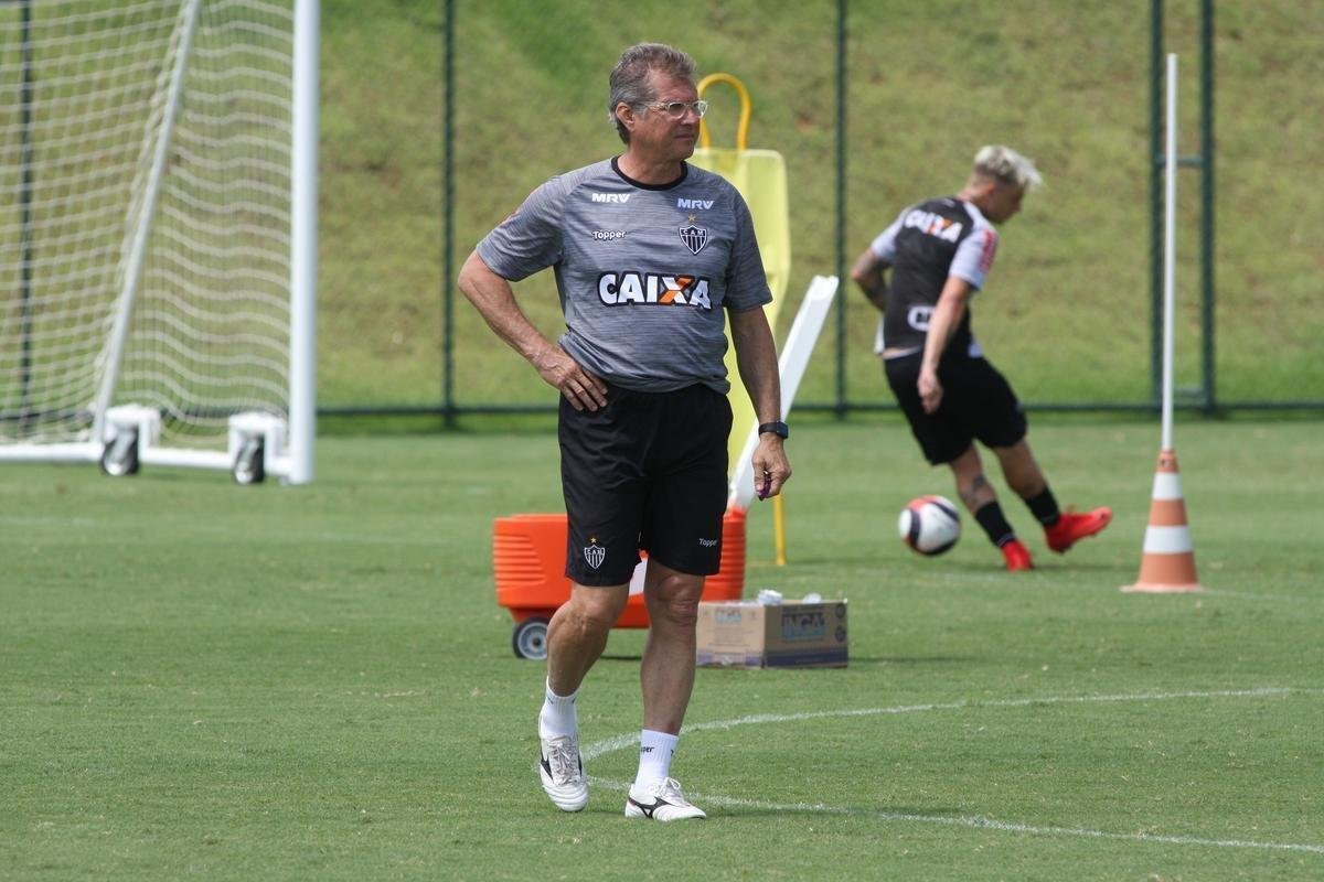 Imagens do treino do Atltico