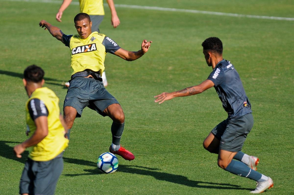 Nesta quarta-feira, os reservas do Atltico realizaram um treino coletivo contra o time sub-20 do Galo