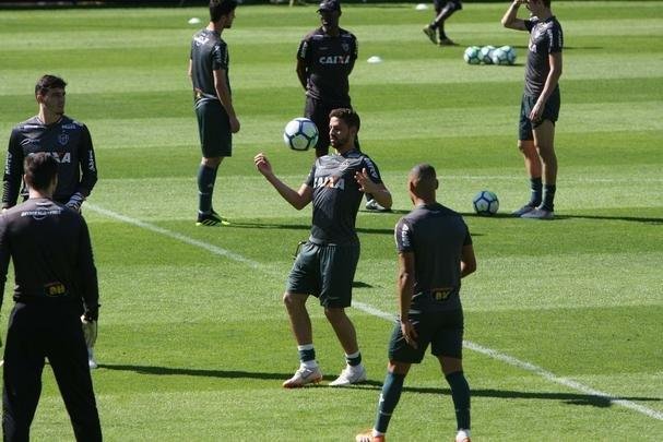 Atltico encerra preparao na Cidade do Galo para partida contra Grmio, pelo Campeonato Brasileiro