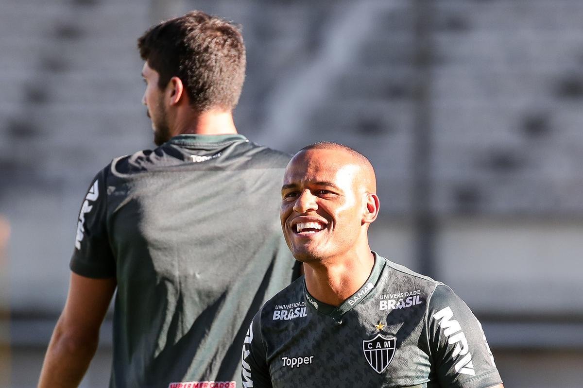 Veja fotos do treino do Atltico no Uruguai