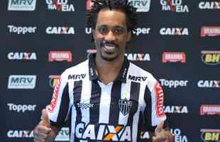Arouca - Jogou no Palmeiras entre 2015 e 2017. Foi para o Atlético em 2018.