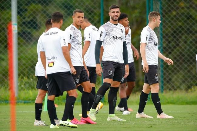 Veja fotos do treino do Atl�tico