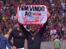 Gabigol, do Flamengo, provoca Atlético com cartaz: 'Bem-vindo ao inferno'
