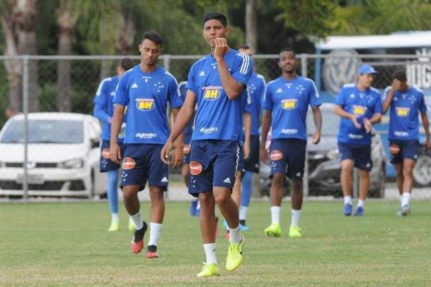Fotos do treino do Cruzeiro desta quinta-feira, na Toca da Raposa II (crdito: Juarez Rodrigues/EM D.A Press)