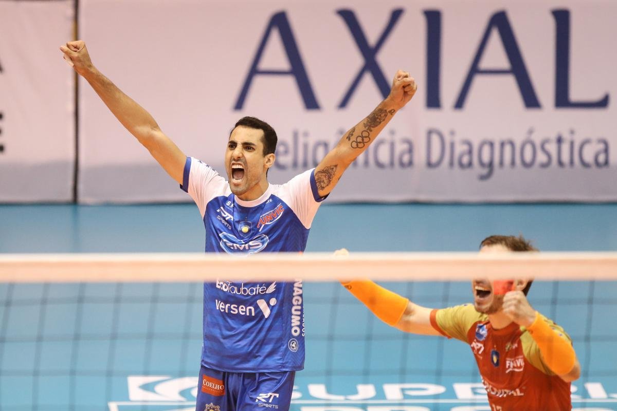 Taubat venceu o Minas por 3 a 2 no primeiro jogo da final da Superliga Masculina