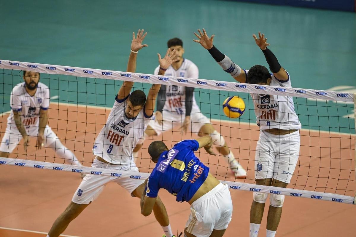 Cruzeiro venceu o Minas no tie-break no primeiro jogo da final da Superliga