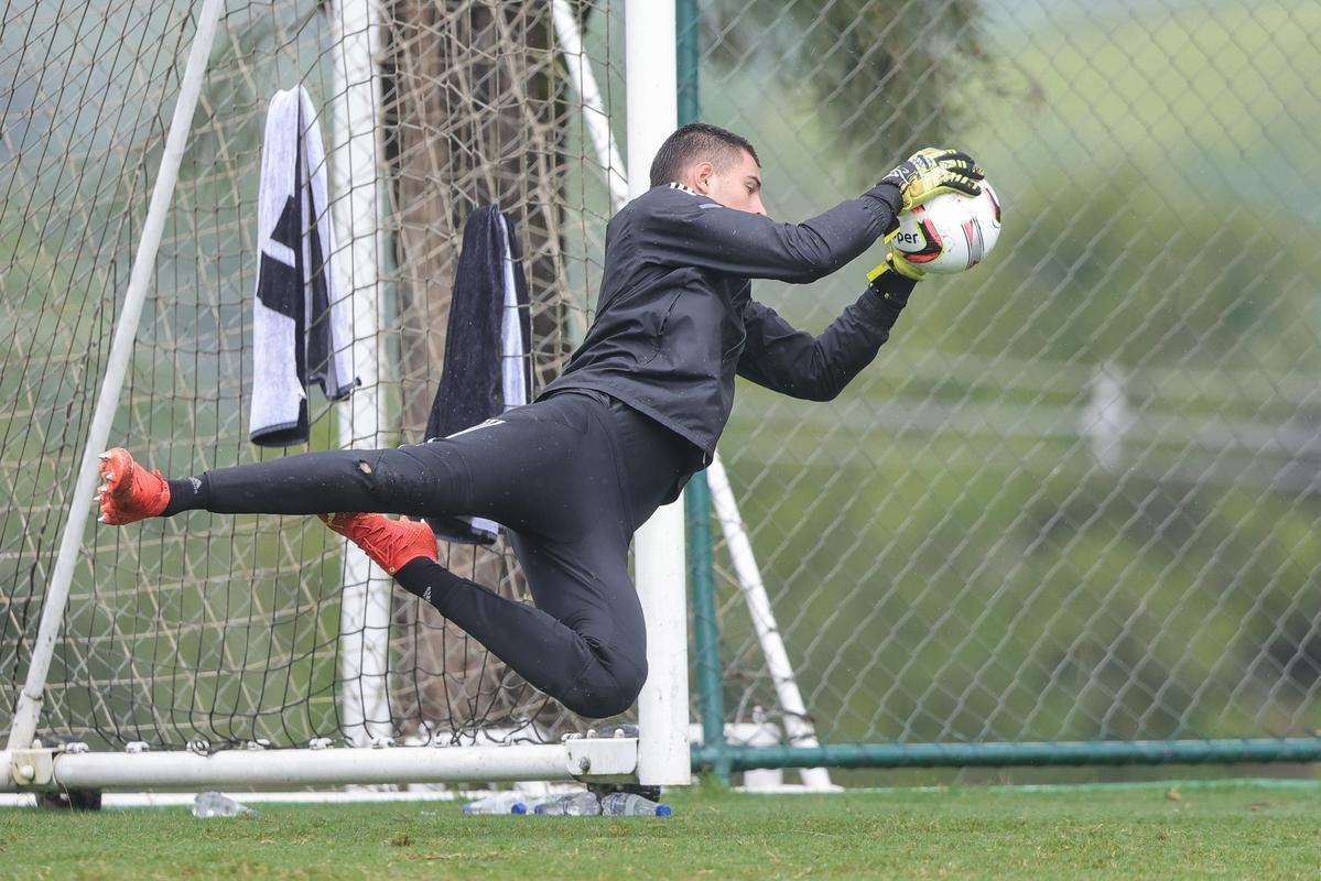 Treino do Atltico na Cidade do Galo, na manh desta tera-feira (24/1).