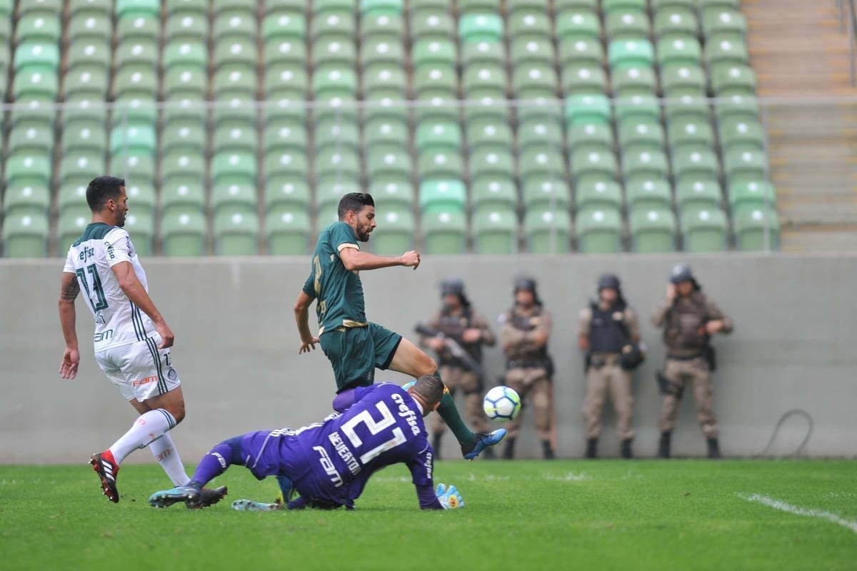 Imagens da partida entre Amrica e Palmeiras, no Independncia, pela 17 rodada do Campeonato Brasileiro 
