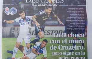 Jornais destacam postura defensiva do Cruzeiro na partida