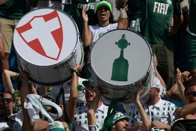 Torcida do Palmeiras na final da Libertadores