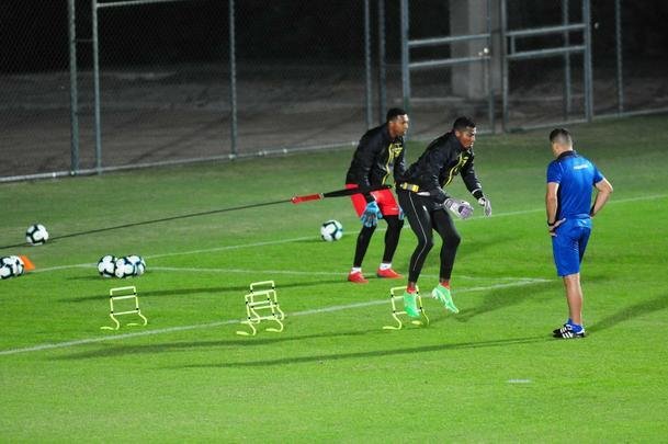 Jogadores do Equador participaram de segundo trabalho no Sesc Venda Nova, na Regio Norte de Belo Horizonte