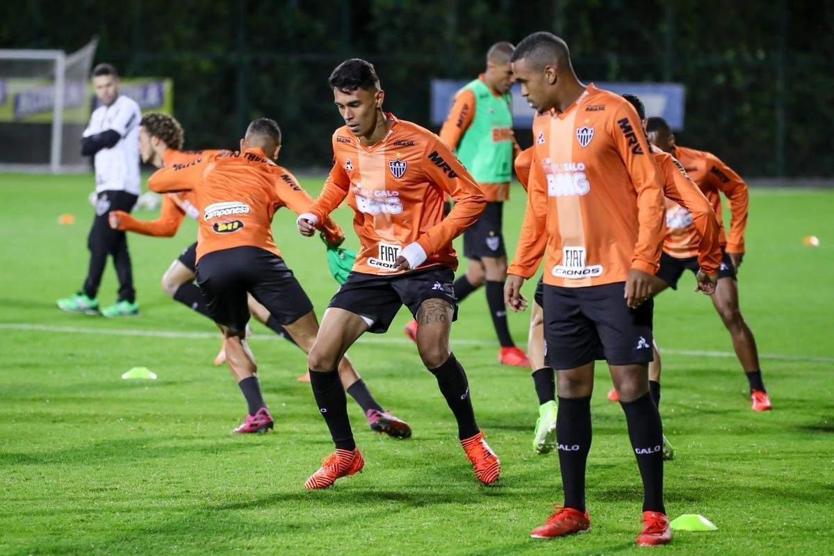 Atltico treinou na noite desta segunda-feira, vspera de jogo contra La Equidad-COL