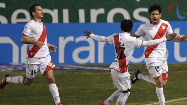 Zaragoza 1 x 2 Rayo Vallecano (Campeonato Espanhol, em 5/2/2012) - Diego Costa estreou pelo Rayo Vallecano entrando no segundo tempo. Recebeu um carto amarelo