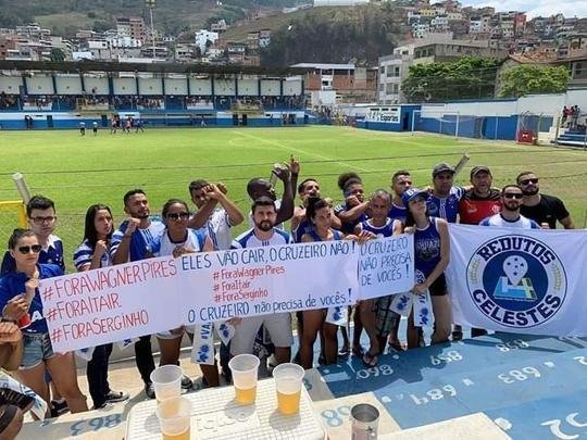 'Redutos Celestes' pelo mundo protestaram contra dirigentes do Cruzeiro