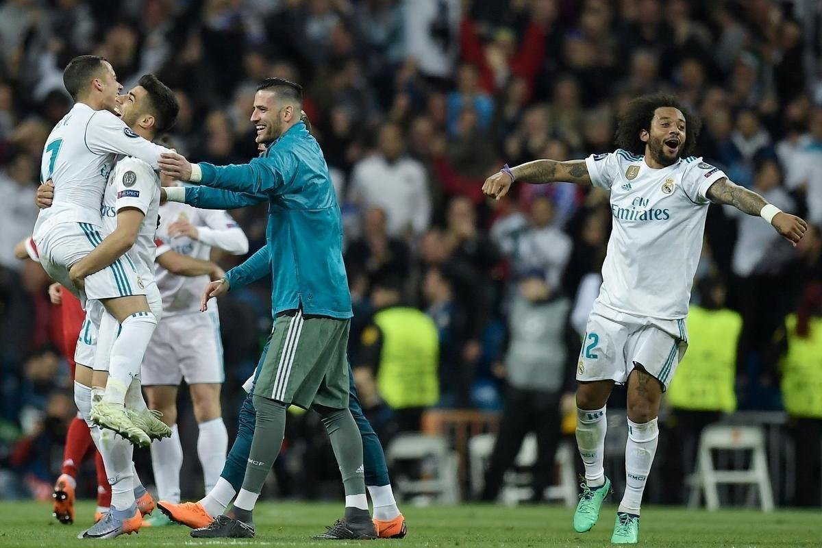 Depois da classificao do Real Madrid, festa merengue e decepo do Bayern no Santiago Bernabu