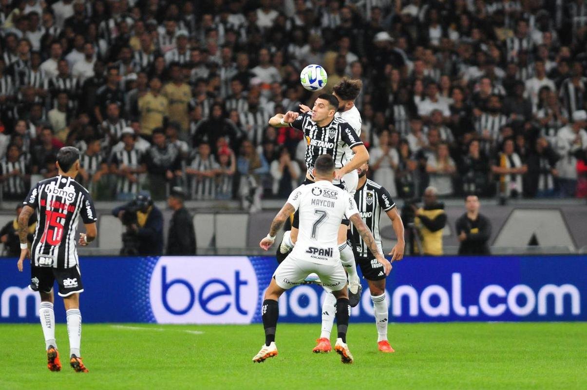 Fotos do jogo entre Atltico-MG e Corinthians