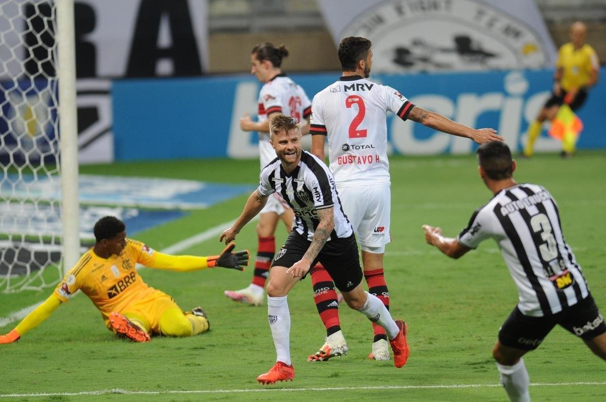 Imagens do jogo entre Atltico e Flamengo, no Mineiro, pelo Brasileiro