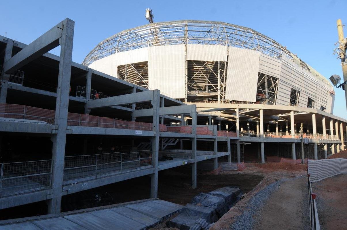 Futuro estdio do Galo, Aena MRV est com 60% das obras concludas