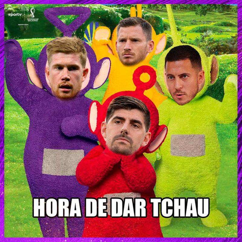 Memes da eliminao da 'Gerao Belga' da Copa do Mundo