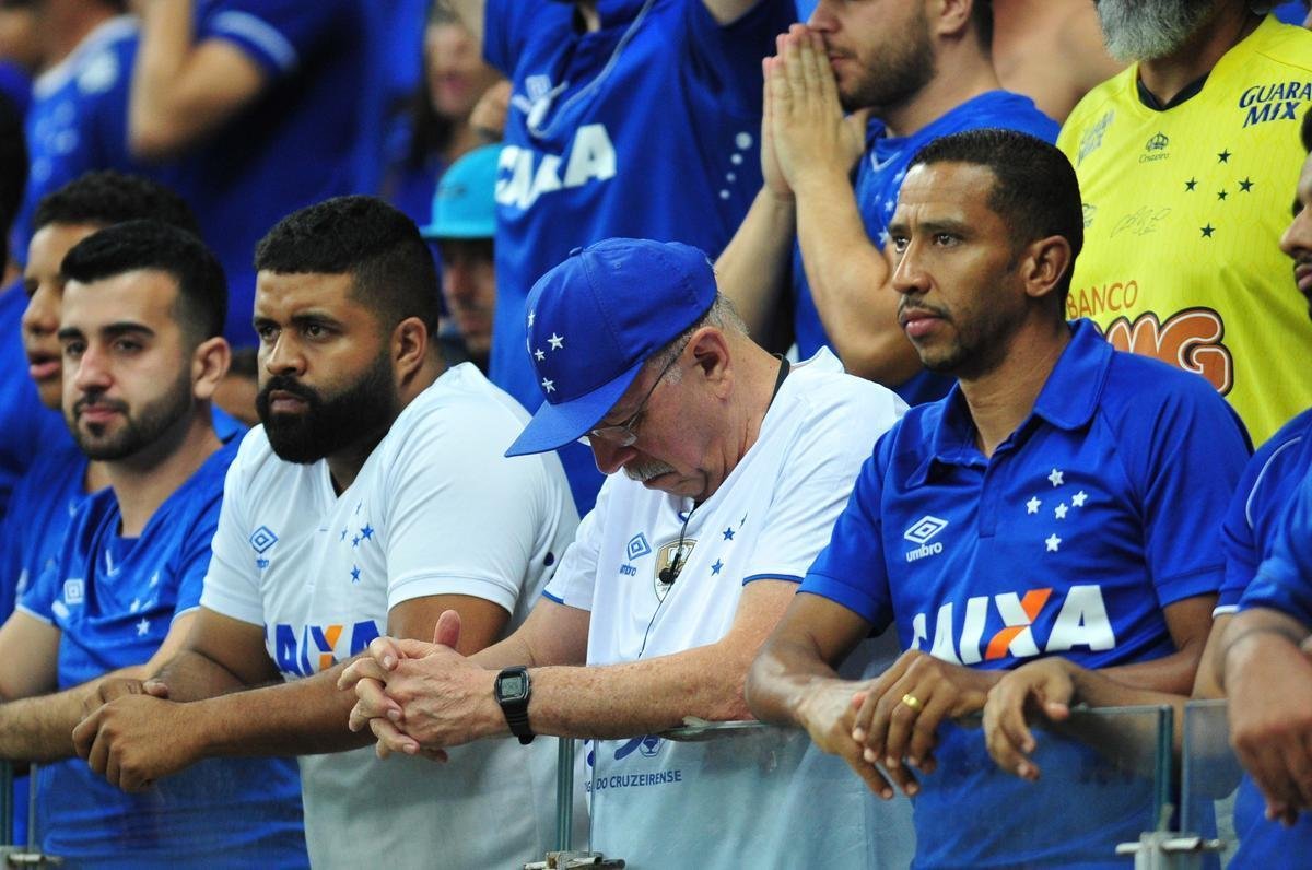 Torcida do Cruzeiro na partida contra o Fluminense, no Mineiro, pelo Campeonato Brasileiro