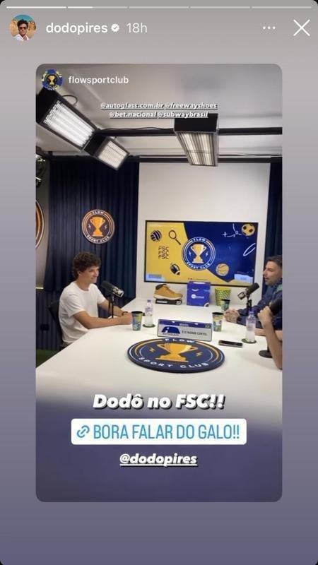 Dod participou de famoso podcast esportivo