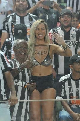 Torcedores do Atltico lotaram Independncia em partida contra o Defensor, pela Copa Libertadores