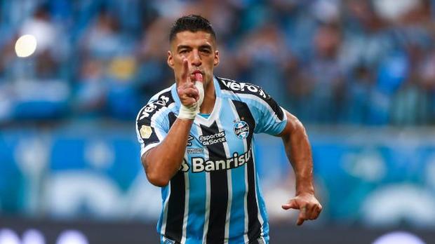 Súarez foi o autor do gol da vitória do Grêmio sobre o Caxias (Foto: Divulgação/Grêmio)