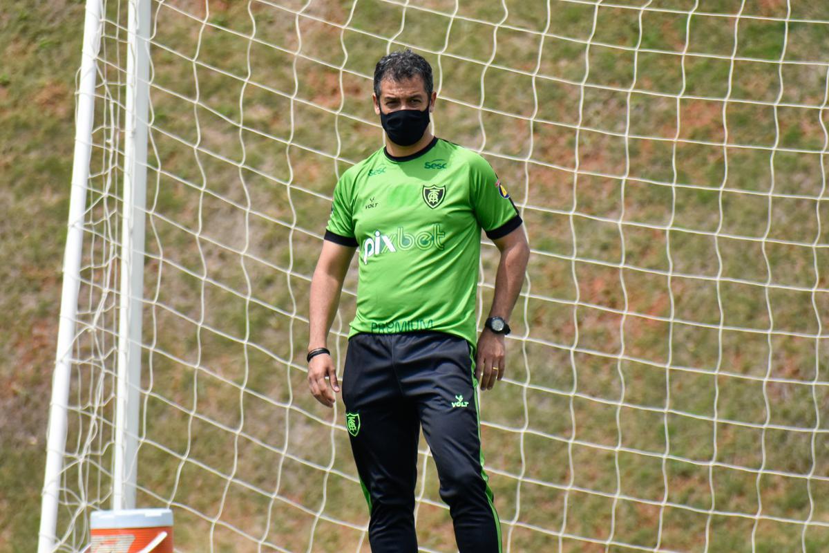 Treino do Amrica realizado nesta tera-feira (26/10) no CT Lanna Drumond, em Belo Horizonte