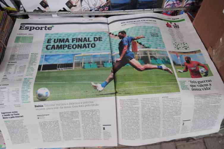 Jornal Correio: 'Final de Campeonato e três guerras que valem a nossa vida'