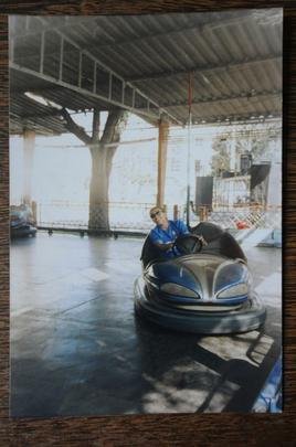 Marta em parque de diverses de Belo Horizonte