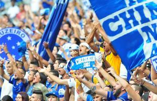 Torcida do Cruzeiro no clssico contra o Atltico, no Mineiro, pela 10 rodada do Estadual