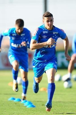 Fotos do ltimo treino do Cruzeiro antes do jogo contra o Grmio pela Primeira Liga (Gladyston Rodrigues/EM D.A Press)