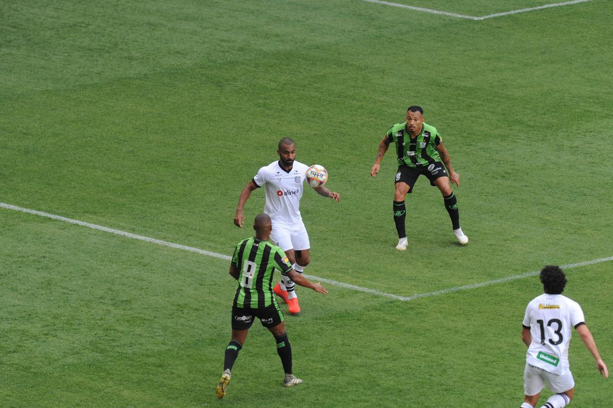 Fotos do jogo entre Amrica e Figueirense, pela Srie B