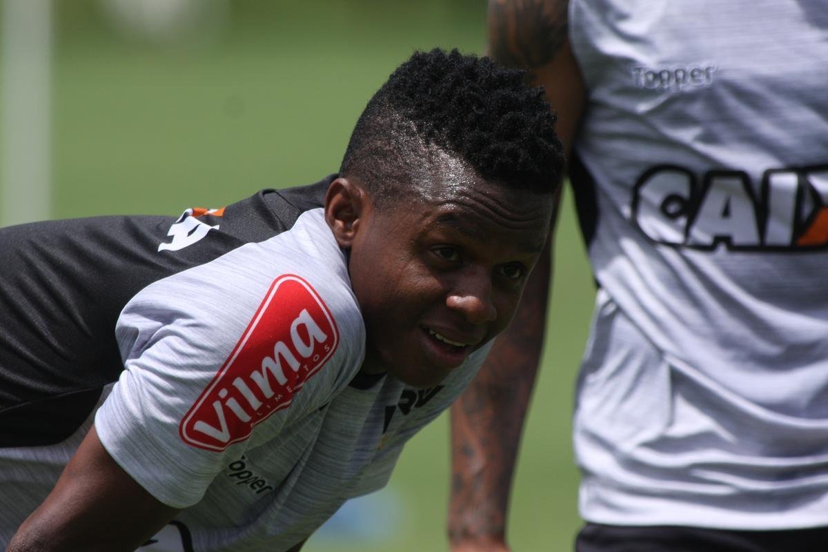 Imagens do treino do Atltico