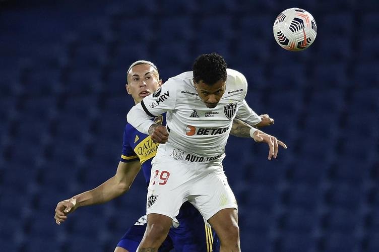 Fotos do jogo entre Boca Juniors e Atlético, na Bombonera, em Buenos Aires, pela ida das oitavas de final da Copa Libertadores de 2021