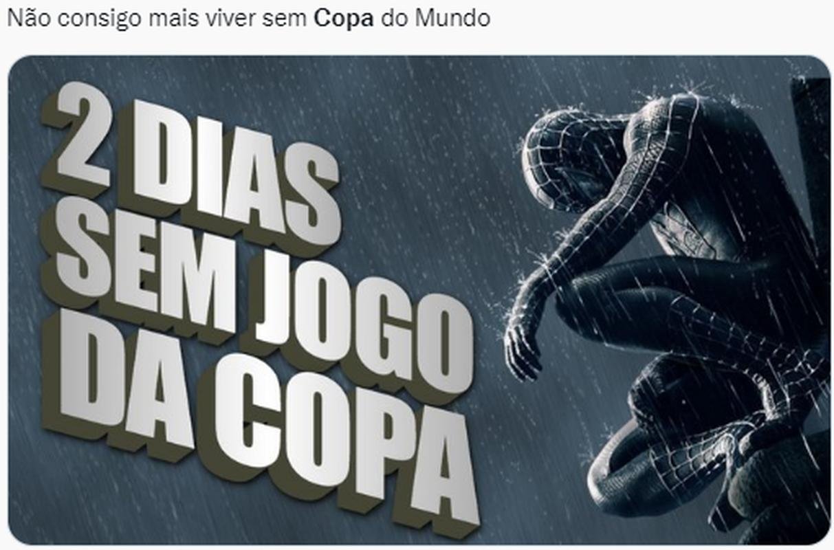 Internet cria memes para brincar com a ausncia de jogos da Copa do Mundo nesta quarta-feira (7/12)