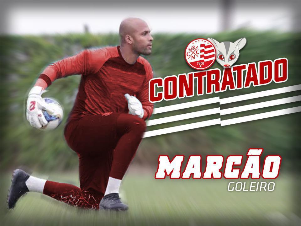 O Nutico anunciou a contratao do goleiro Marco, que estava no Brasil de Pelotas